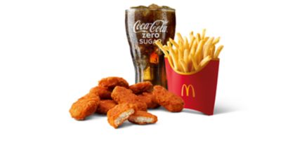 Spicy Chicken McNuggets 9 Voordeelmenu